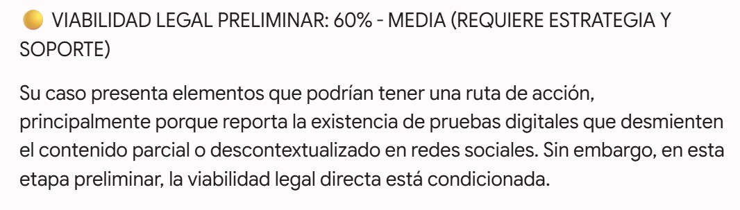 Caso Viabilidad Alta 60% Ruta Estratégica